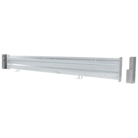 Vestil Drop-In Style Guard Rail 7 Ft Galvanized GR-F2R-DI-7-HDG
